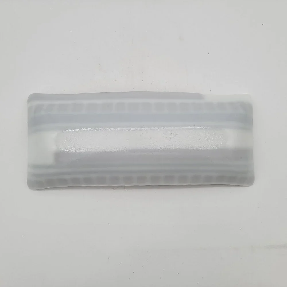 Fused Glass Rectangular Tray Plate - Picture 2 of 3